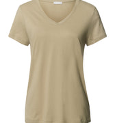 Sleep And Lounge Relaxed V-Neck Top | Lemon Pepper 74842-2810